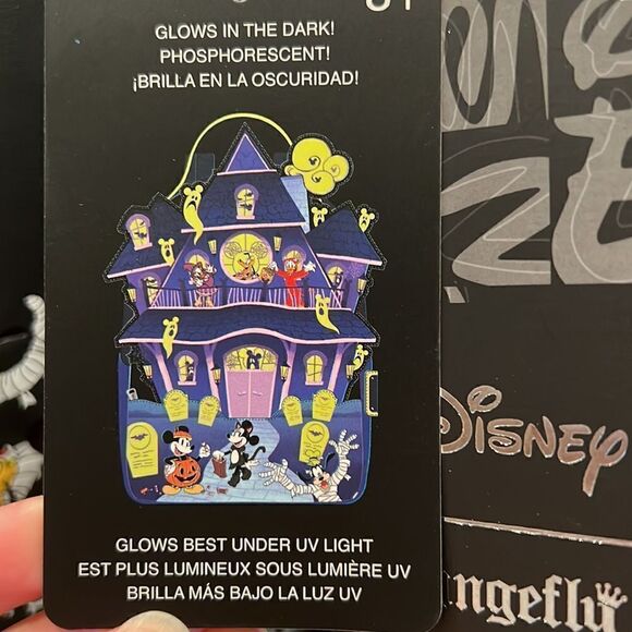 Loungefly X Disney Mickey and Friends Halloween Glow Haunted House Mini Backpack main image 11